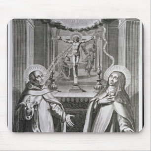 St. John of the Cross and St. Theresa of Avila Mouse Mat
