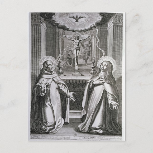 St. John of the Cross and St. Theresa of Avila Postcard (Front)