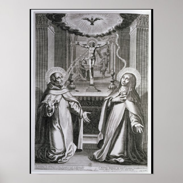 St. John of the Cross and St. Theresa of Avila Poster (Front)