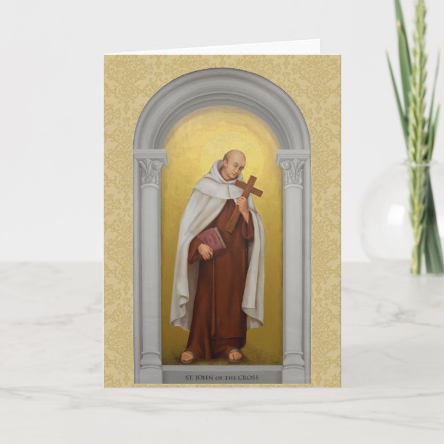 St. John of the Cross Carmelite Card (Front)