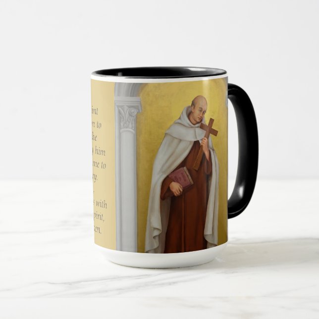 St. John of the Cross Carmelite Prayer Mug (Front Right)