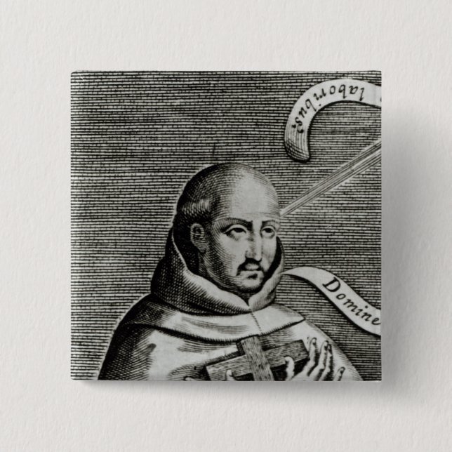 St. John of the Cross, detail 15 Cm Square Badge (Front)