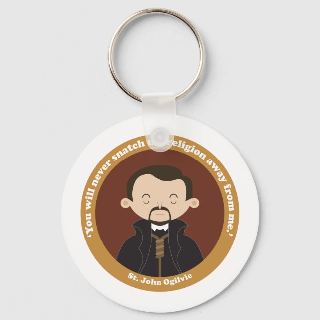 St. John Ogilvie Key Ring (Front)
