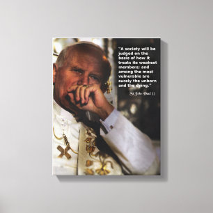 St John Paul II Canvas Print