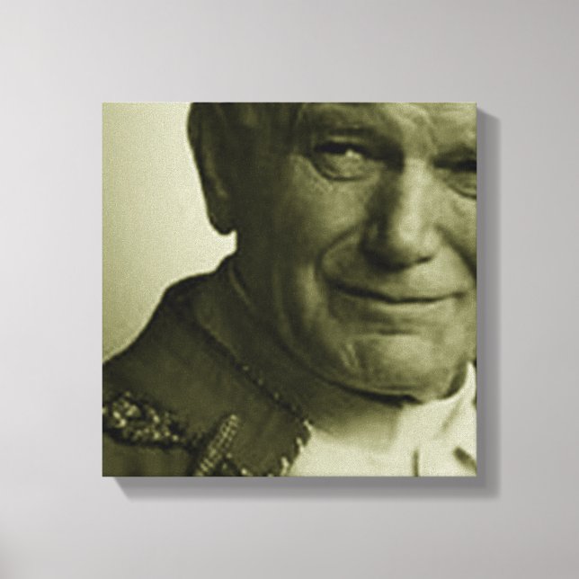 ST JOHN PAUL II CANVAS PRINT (Front)