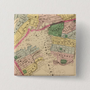 St John, Portland, NB 15 Cm Square Badge