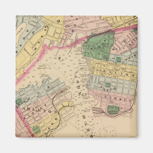 St John, Portland, NB Magnet (Front)