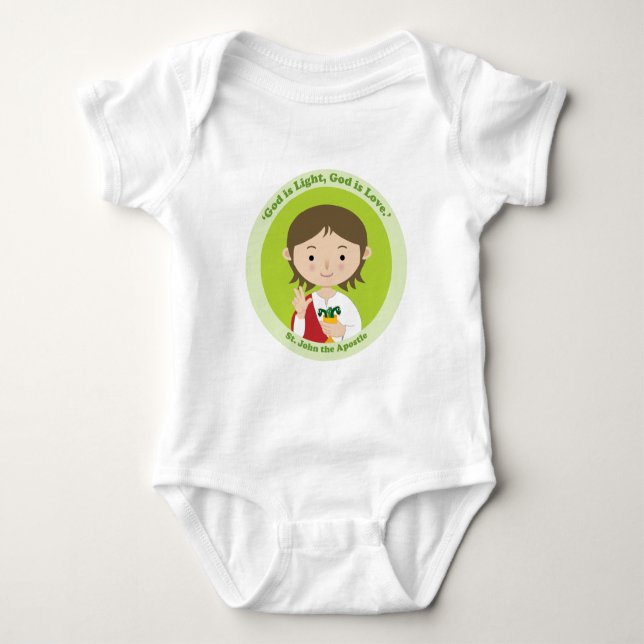 St. John the Apostle Baby Bodysuit (Front)
