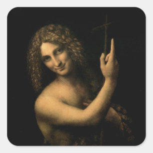 St. John the Baptist, 1513-16 Square Sticker