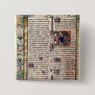 St. John the Baptist 15 Cm Square Badge