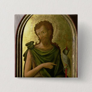 St. John the Baptist 15 Cm Square Badge