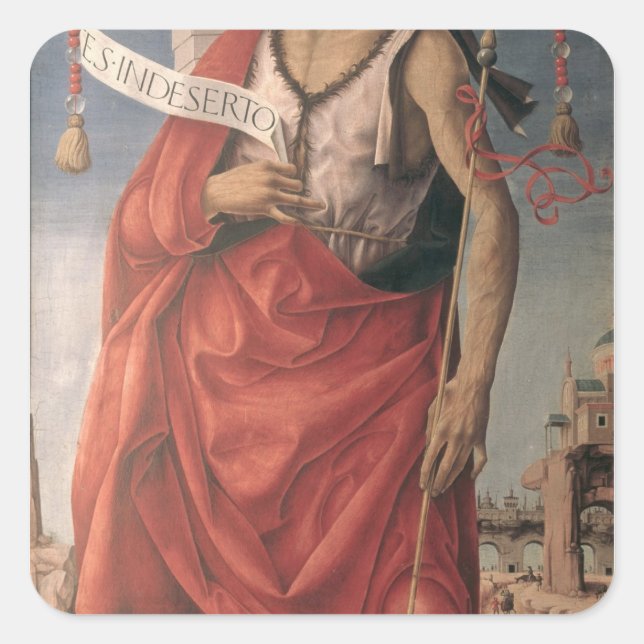 St. John the Baptist 2 Square Sticker (Front)