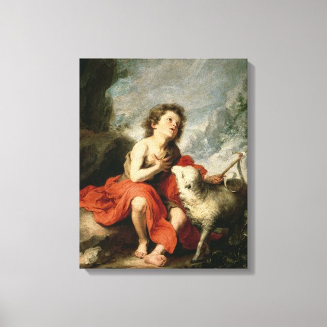 St. John the Baptist as a Child, c.1665 Canvas Print (Front)