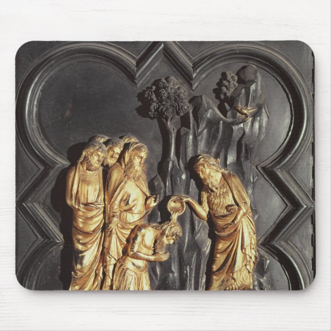 St. John the Baptist baptising in the River Mouse Mat (Front)
