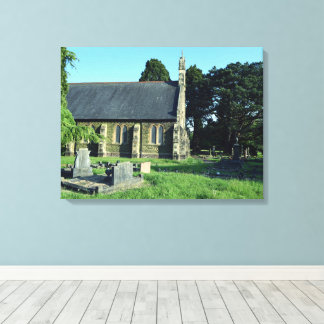 St John the Baptist Church, Rogerstone Canvas Print