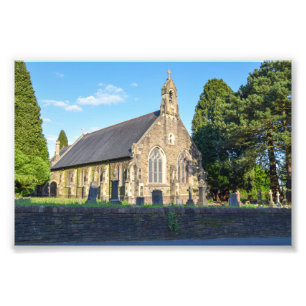 St John the Baptist Church, Rogerstone Photo Print