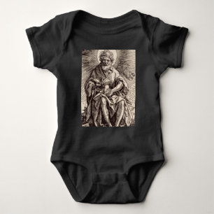 St. John the Baptist Holding the Lamb Baby Bodysuit