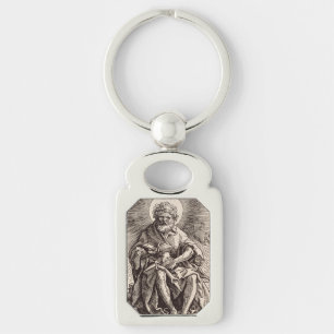 St. John the Baptist Holding the Lamb Key Ring
