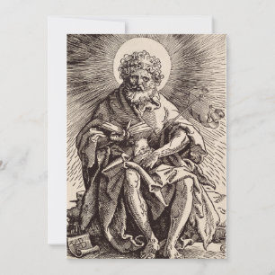 St. John the Baptist Holding the Lamb Thank You Card