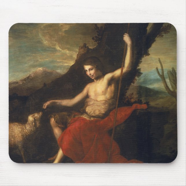 St. John the Baptist in the Wilderness Mouse Mat (Front)