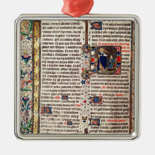 St. John the Baptist Metal Tree Decoration (Front)