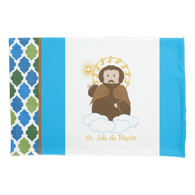 St. John the Baptist Pillowcase (Front)