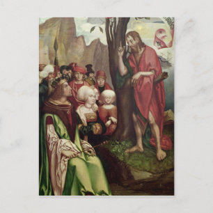 St. John the Baptist Preaching Before Herod Postcard