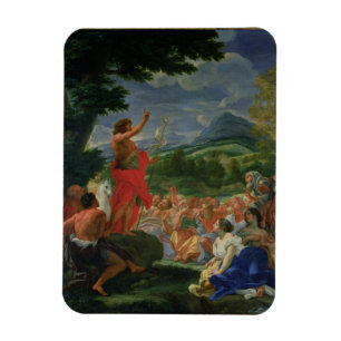 St. John the Baptist Preaching, painted before 169 Magnet