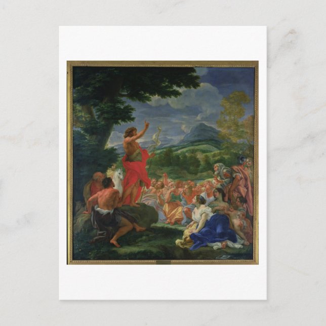 St. John the Baptist Preaching, painted before 169 Postcard (Front)