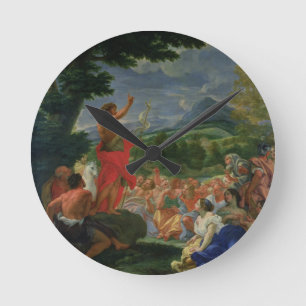 St. John the Baptist Preaching, painted before 169 Round Clock