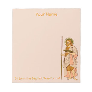 St. John the Baptist (RLS 06) 5.5"x6" Notepad