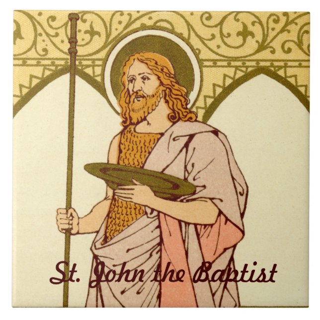 St. John the Baptist (RLS 06) Tile (Front)