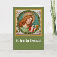 St. John the Divine (JMAS 06) Blank Greeting Card