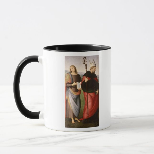St. John the Evangelist and St. Augustine of Mug (Left)
