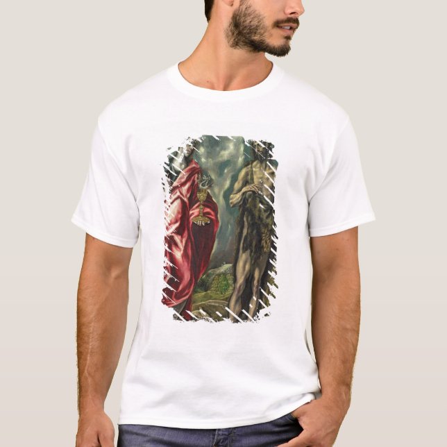 St John the Evangelist and St. John the Baptist T-Shirt (Front)
