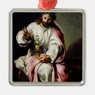 St. John the Evangelist and the Poisoned Cup Metal Tree Decoration