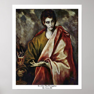 St. John The Evangelist By Greco El Poster