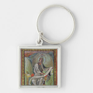 St. John the Evangelist, from the Ebbo Gospels Key Ring