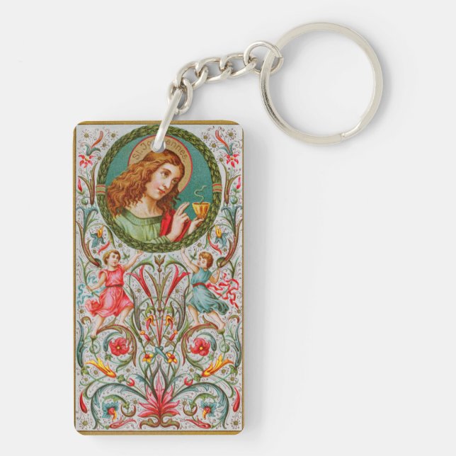 St. John the Evangelist (JMAS 06) Key Ring (Back)