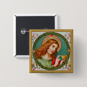 St. John the Evangelist (JMAS 06) Square 15 Cm Square Badge