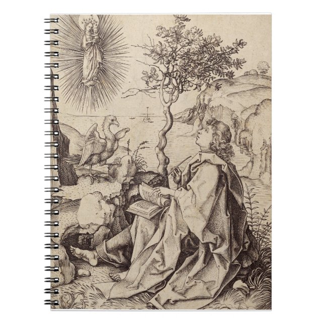 St John the Evangelist on Patmos Notebook (Front)