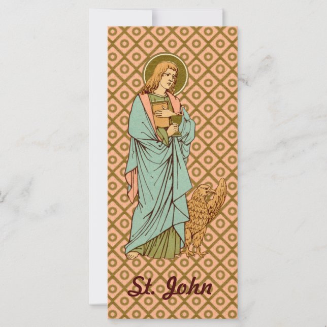 St. John the Evangelist (RLS 07) Greeting Card (Front)