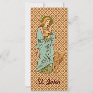 St. John the Evangelist (RLS 07) Greeting Card