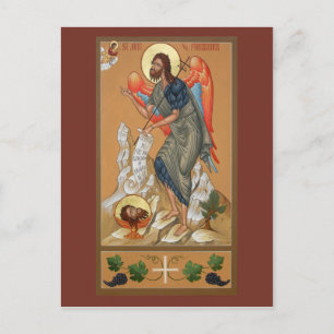 St. John the Forerunner Prayer Card