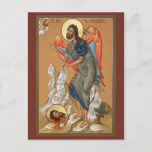 St. John the Forerunnner Prayer Card