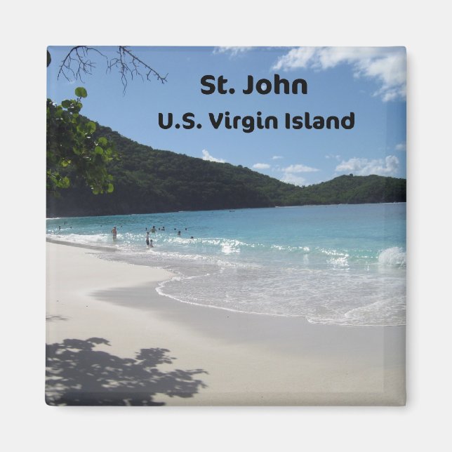 St. John, U.S. Virgin Island Magnet (Front)