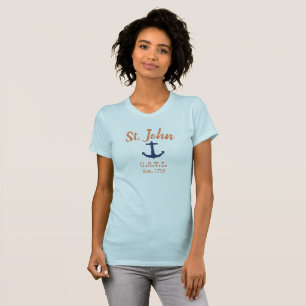 St. John U.S. Virgin Islands Anchor Shirt