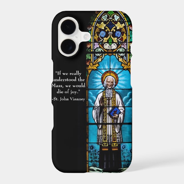 St. John Vianney iPhone Case (Back)
