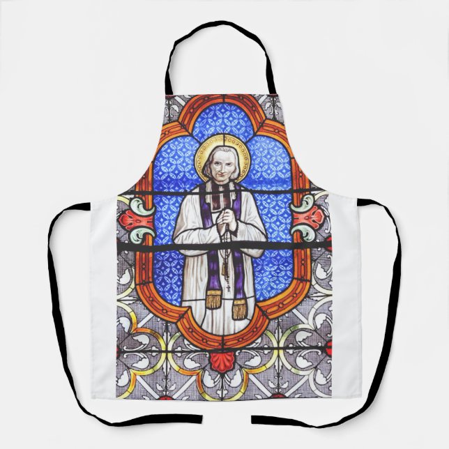 St. John Vianney Patron Saint of Parish Priests Apron (Front)