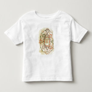 St.Johns 17 f.7v Cosmological diagram, from the Bo Toddler T-Shirt